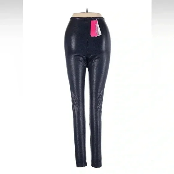 NWT Commando Faux Leather Leggings Navy - Picture 6 of 8